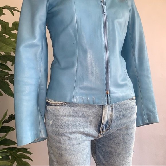 l e a t h e r :: Stunning Unique Spanish Fitted Leather Jacket - Picture 10 of 15